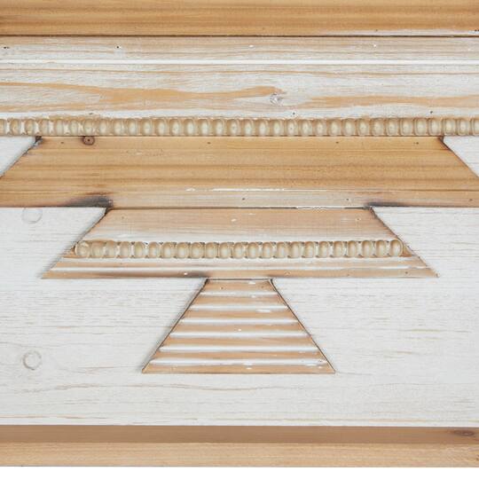 Brown & White Wood Rustic Southwest Wall Décor Set